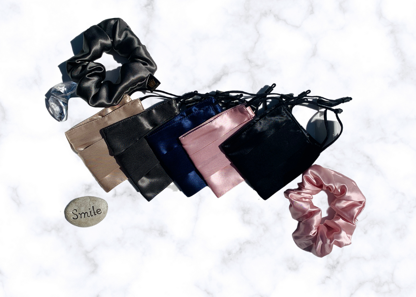 Pure Mulberry Silk Folded Face Masks