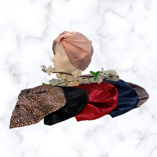Pure Mulberry Silk Turban Sleep Bonnet